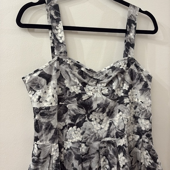 Talbots Black and White Sleeveless Sundress - 14P - New - cotton blend - Picture 2 of 7